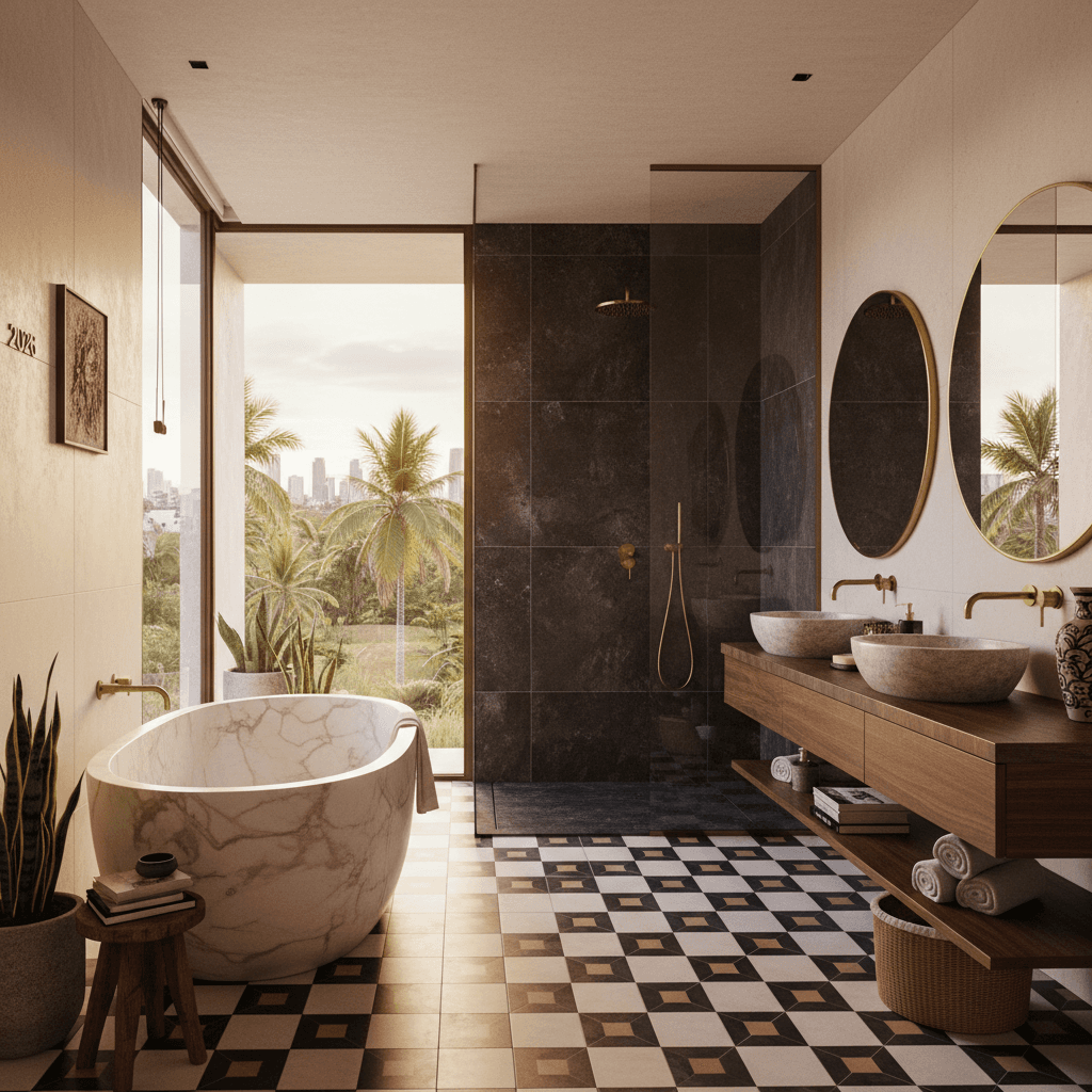 Diseño de baños de lujo: Tendencias y acabados premium en México